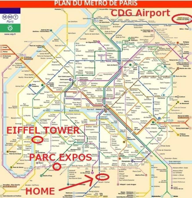 C - Maison 10 Min Paris Expo - 5 Rooms/5 Beds Arcueil Zewnętrze zdjęcie